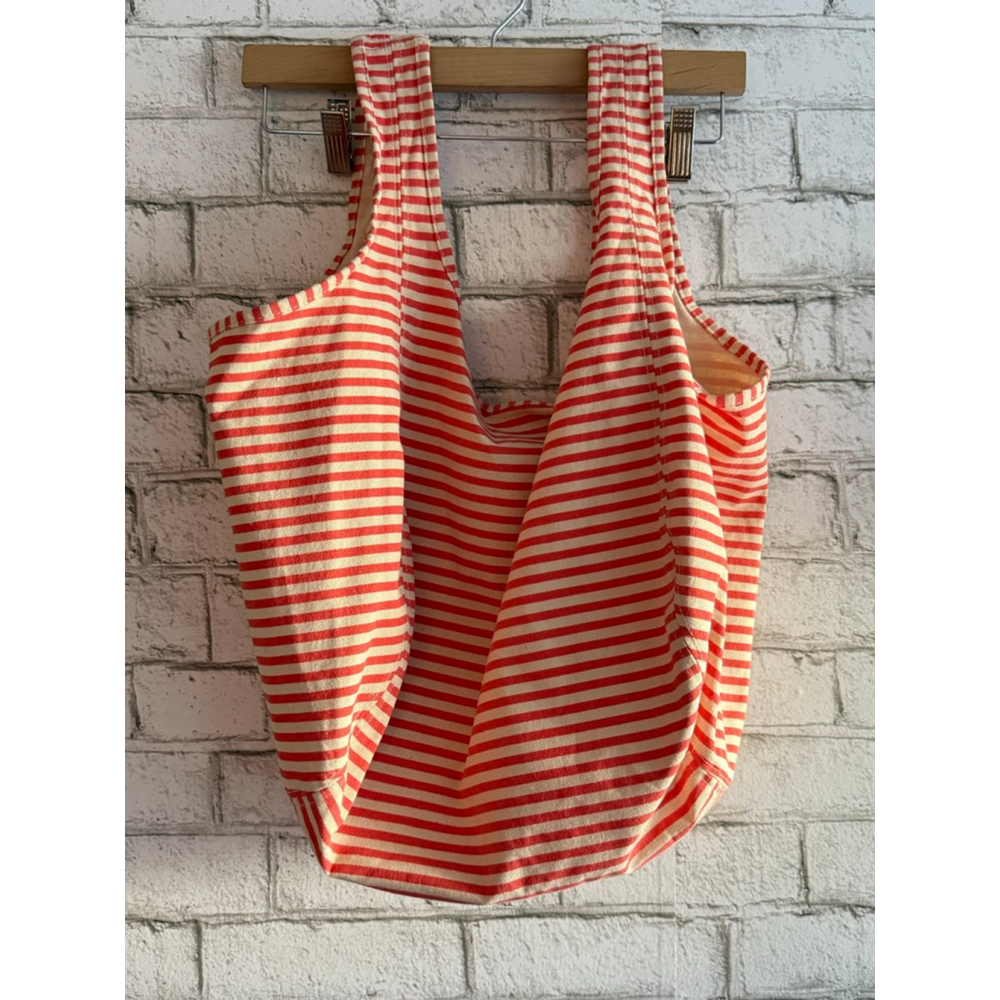 NWT Old Navy Cotton Striped Bucket Tote Bag